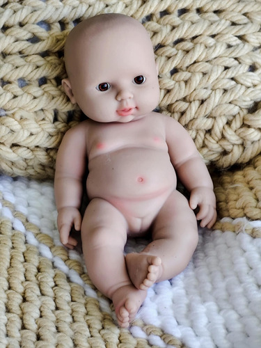 Bebé Reborn Original Silicona Sólida Timia Doll 30 Cm