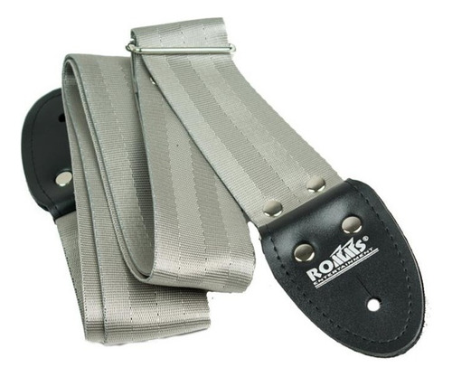 Romms Tro-203pl Tahali Correa Strap Guitarra Cinturon Plata