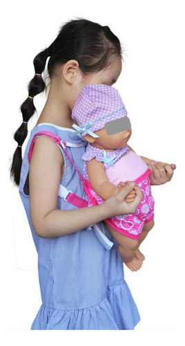 Moda Meninas Boneca Bapa Carrier St Bag Boneca Coração