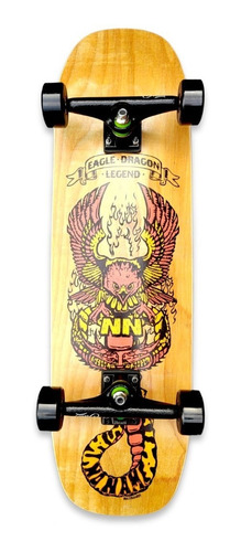 Imagen 1 de 9 de Skate Cruiser No Name Old School Eagle Dragon Maple