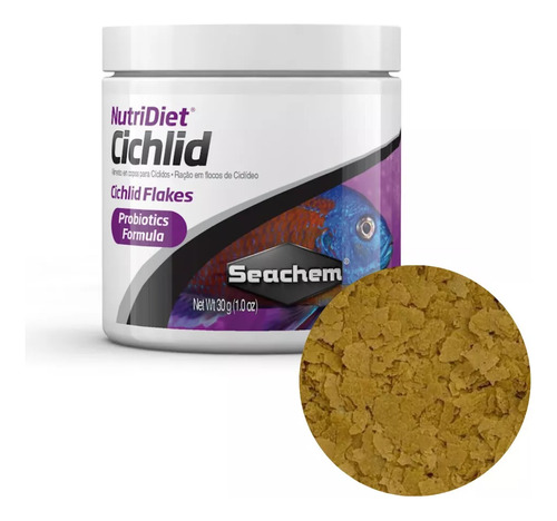 Ração Seachem Nutridiet Cichlid 15g