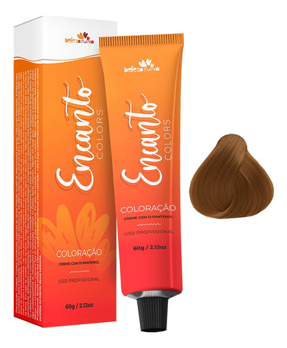 Kit Beleza Ruiva Encanto Colors 8.43 E Oxigenada 30vol 9% Tom Louro Claro Cobre Dourado
