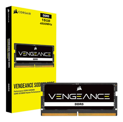 Memória Ram Corsair Vengeance Notebook Ddr5 16gb 4800 Cl40