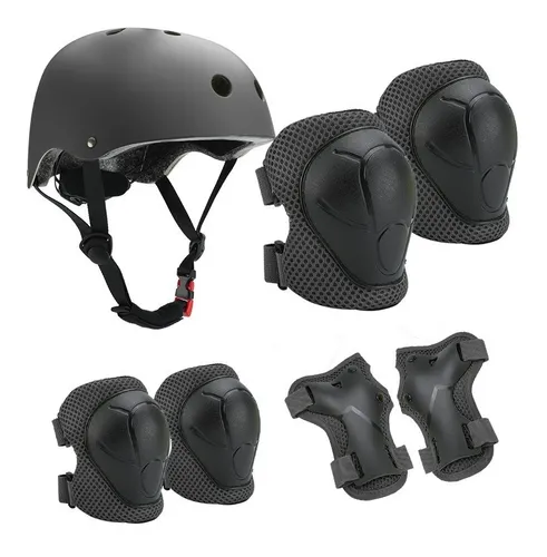 Casco rodilleras coderas y muñequeras new arrivals
