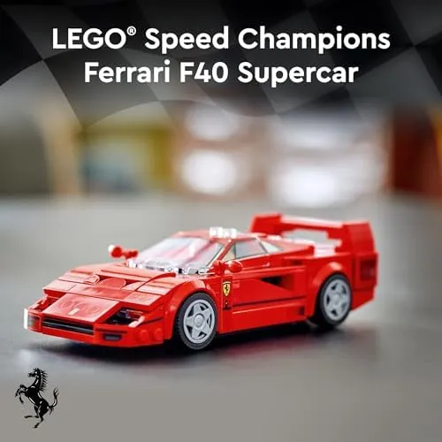 Lego Speed ??champions Ferrari F40 Supercar, Juego De De De