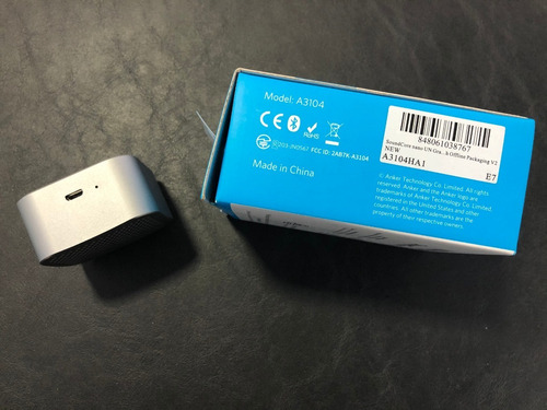 Imagen 4 de 4 de Parlante Anker Soundcore Nano Gris 3w Recargable