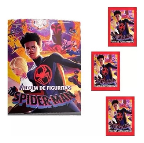 Spider - Man 2023 Album + 60 Sobres De Figuritas. Rey