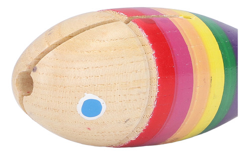 Instrumento De Percusión Musical Portátil De Madera Con Form