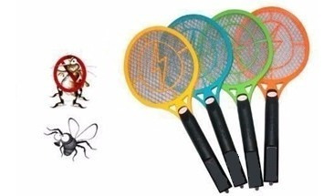 Imagen 2 de 5 de Raqueta Paleta Repelente Mata Mosca Mosquito Zika 220 Pila
