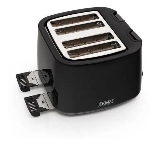 Tostador Thomas Th-126 4 Panes Color Negro