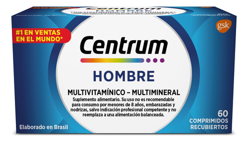 Centrum Hombre 60 Comprimidos