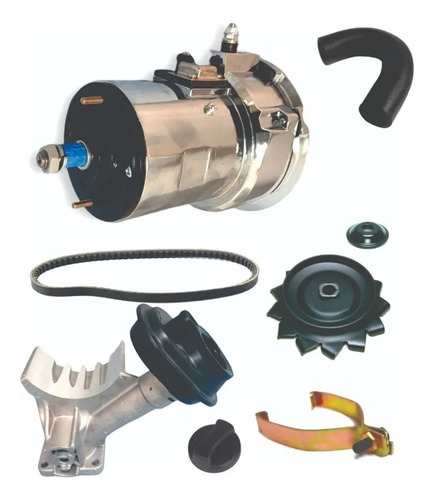 Alternador Cromado Complet Vw Combi 1.6l 74-86