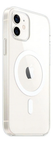 Capa Magsafe iPhone 12 12 Pro Cor Branco Liso