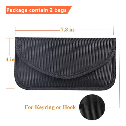 Bolsa Faraday Signal De 2 Peças, Bolsa De Armadura Com Bloqu