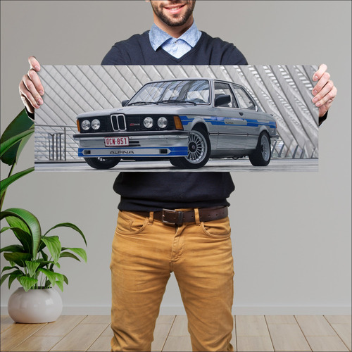 Cuadro 30x80cm Auto 1980 Alpina C1 Based On 3 Se 60