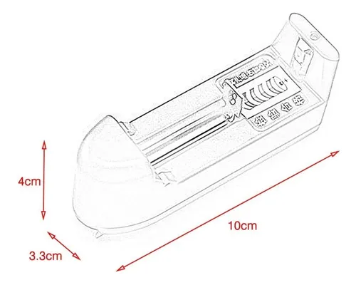 X10 Cargador Inteligente Baterias Recargables 18650 / 004106