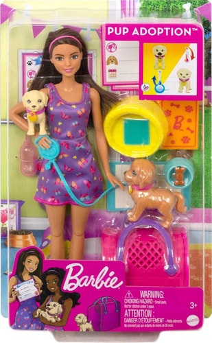 Barbie Muñeca Adopta Un Perrito Pup Adoption Teletiendauy