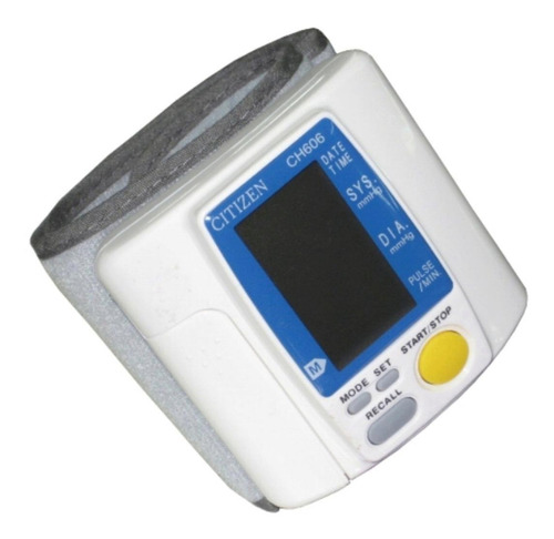 Monitor de presión arterial digital de muñeca automático Citizen CH-606