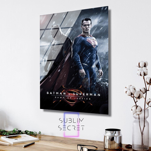 Cuadro Batman Superman 60 X 40 Cm