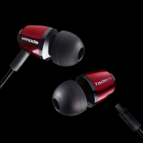 V-moda Ea-vfd Tapones De Oídos Calibrados, Reducción De 12 D Color Rojo