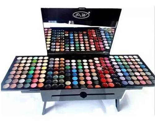 Kit De Maquillaje Piano P&w 195p Set Sombras Bases