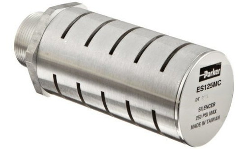 Parker Es125mc De Aluminio De Escape Silenciador, 1-1 / 4  N