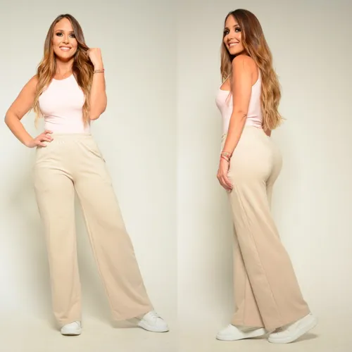 Pantalon Beige Mujer