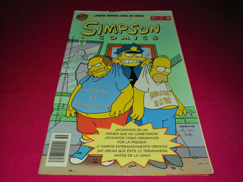 Comic Los Simpson #55 Editorial Vid En Español