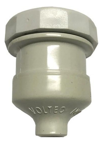 Soquete Abajour Coluna Voltec Branco    V404.1 - Kit C/50