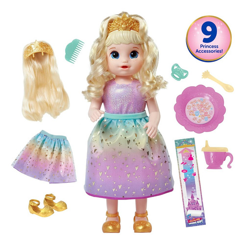 Baby Alive Princesa Ellie Grows Up Crece De Verdad Y Habla