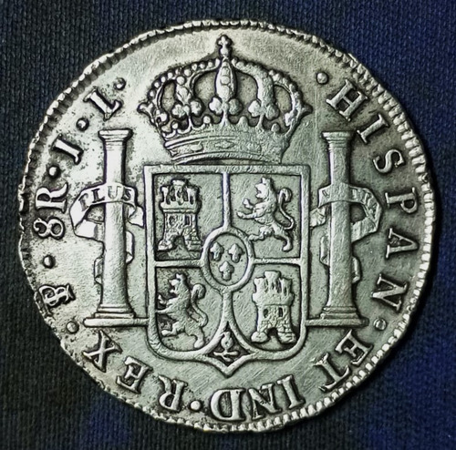 Argentina Potosì 8 Reales 1825 Jp Plata Colonia Corona