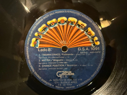 Discotech Volumen 1 Gapul Lp Vinilo Estándar (Usado)