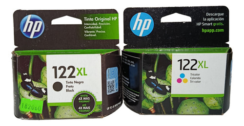 Cartucho Hp Combo 122xl Ch564hl + 122xl Ch563hl Original
