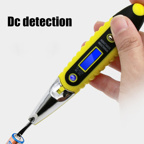 - Lápiz Probador De Voltaje Ac Dc Con Pantalla Lcd,
