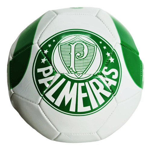 Bola De Futebol Palmeiras Oficial Licenciado Branco E Verde