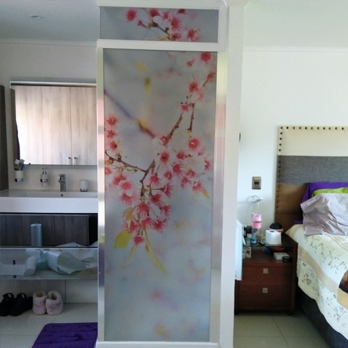 Imagen 4 de 9 de Vinilo Arenado Estampado Premium Para Vidrios 120*100 Cm
