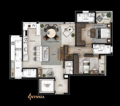 Apartamento Com 2 Dormitório(s) Localizado(a) No Bairro Perdizes Em São Paulo / São Paulo - 15911:922860