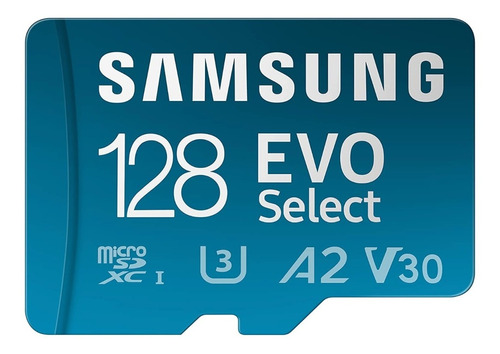 Memoria Samsung Evo Select + 128gb Microsdxc 130mb/s Hd 4k 