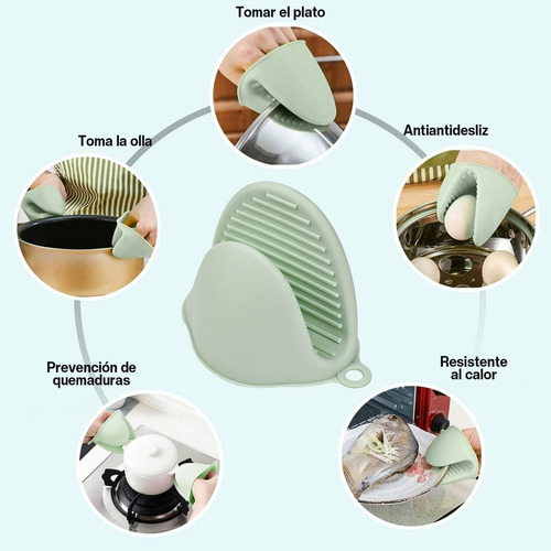 Juego De Guantes De Horno Y Soportes Para Ollas - Manoplas