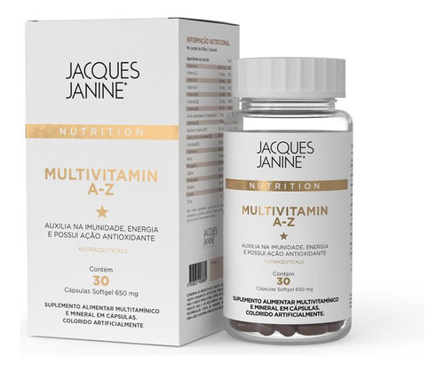 Jacques Janine Nutrition Multivitamin A-z 30 Cápsulas 650mg
