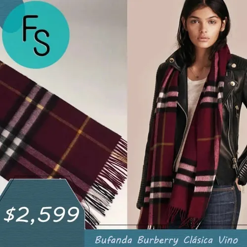 Bufanda burberry mercadolibre hotsell