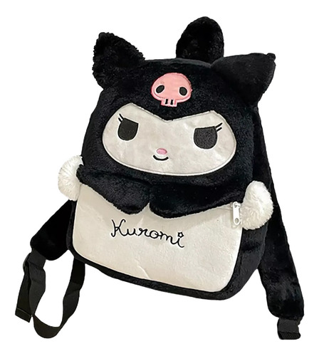 Mochila Bolso Peluche Afelpada Backpack Moda Kitty Kuromi