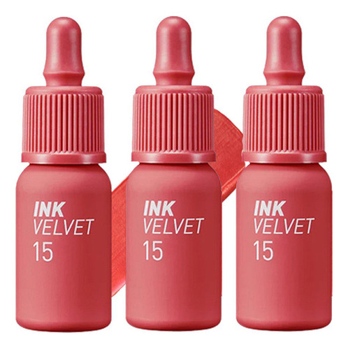 3 Tinta De Labios Ink Velvet 15 Beauty Peak Rose - Peripera