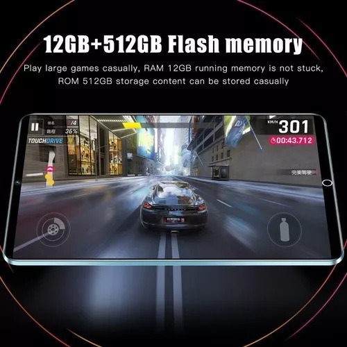 Tableta Inteligente Android 11pro 12+512 Gb De 10 Pulgadas