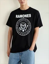 Comprar Camisetas 100% Algodón Ramones Rock Punk, Música