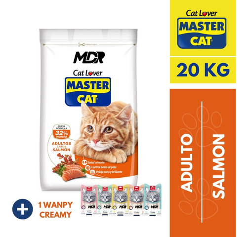 Master Cat Adulto Salmon 20kg | Solo Stgo | Mdr