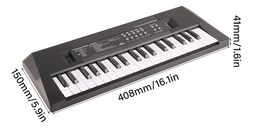 Piano Con Teclado Eléctrico, Instrumento Musical Infantil De