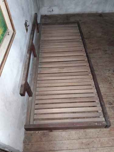 Sofa Cama Extensible 2 Plazas (sin Envio) Marrón Oscuro (Usado)