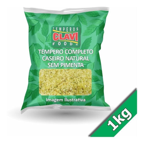 Tempero Completo Caseiro Natural S/ Pimenta 01kg Cata Marido