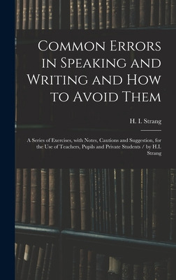 Libro Common Errors In Speaking And Writing And How To Av...